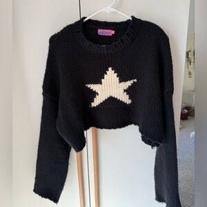 Cropped Knit sweater